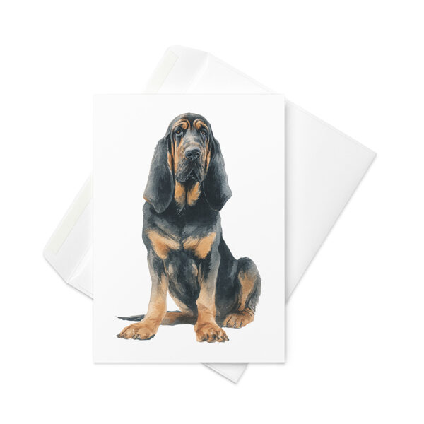 Vikt kort med blodhund