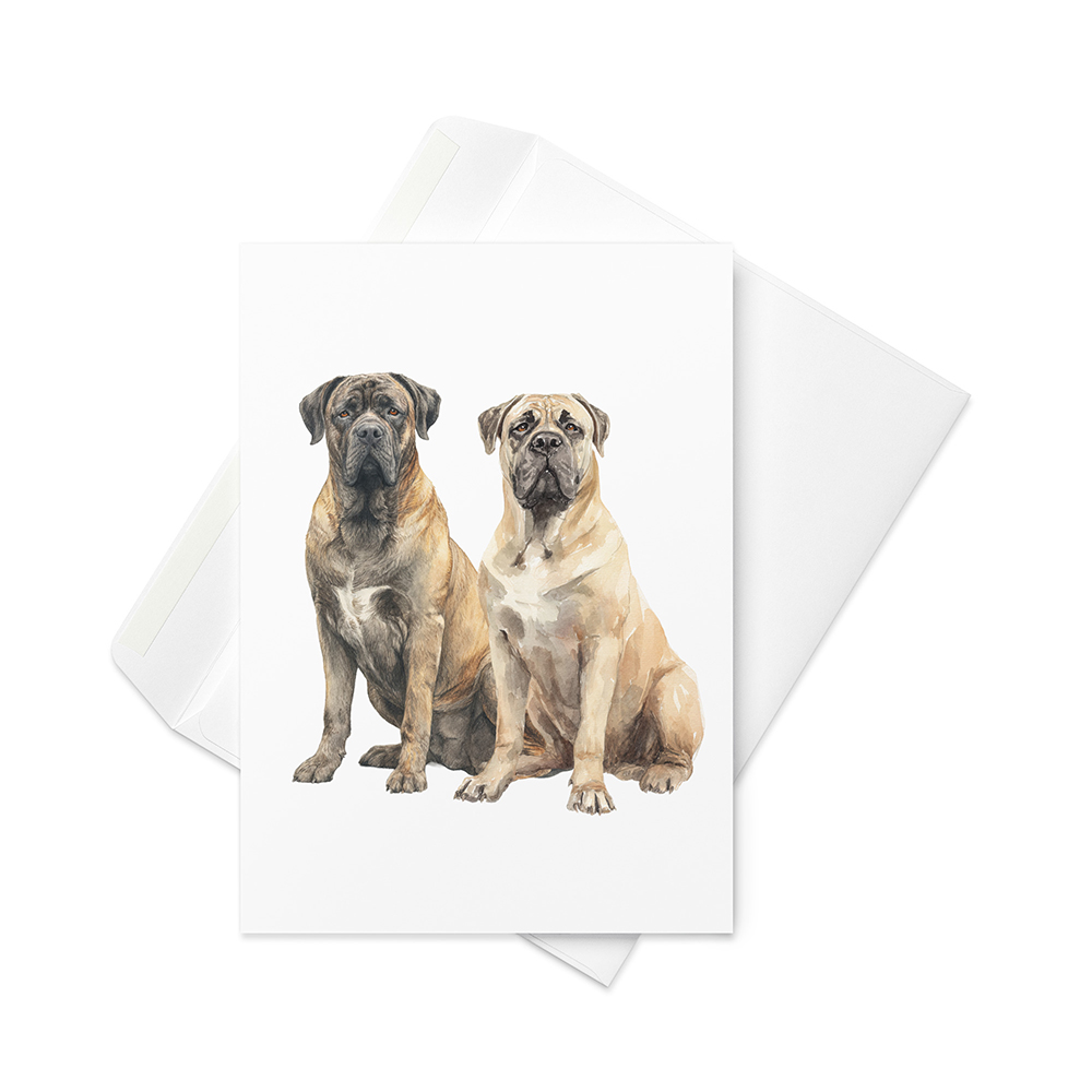 Vikt kort med boerboel