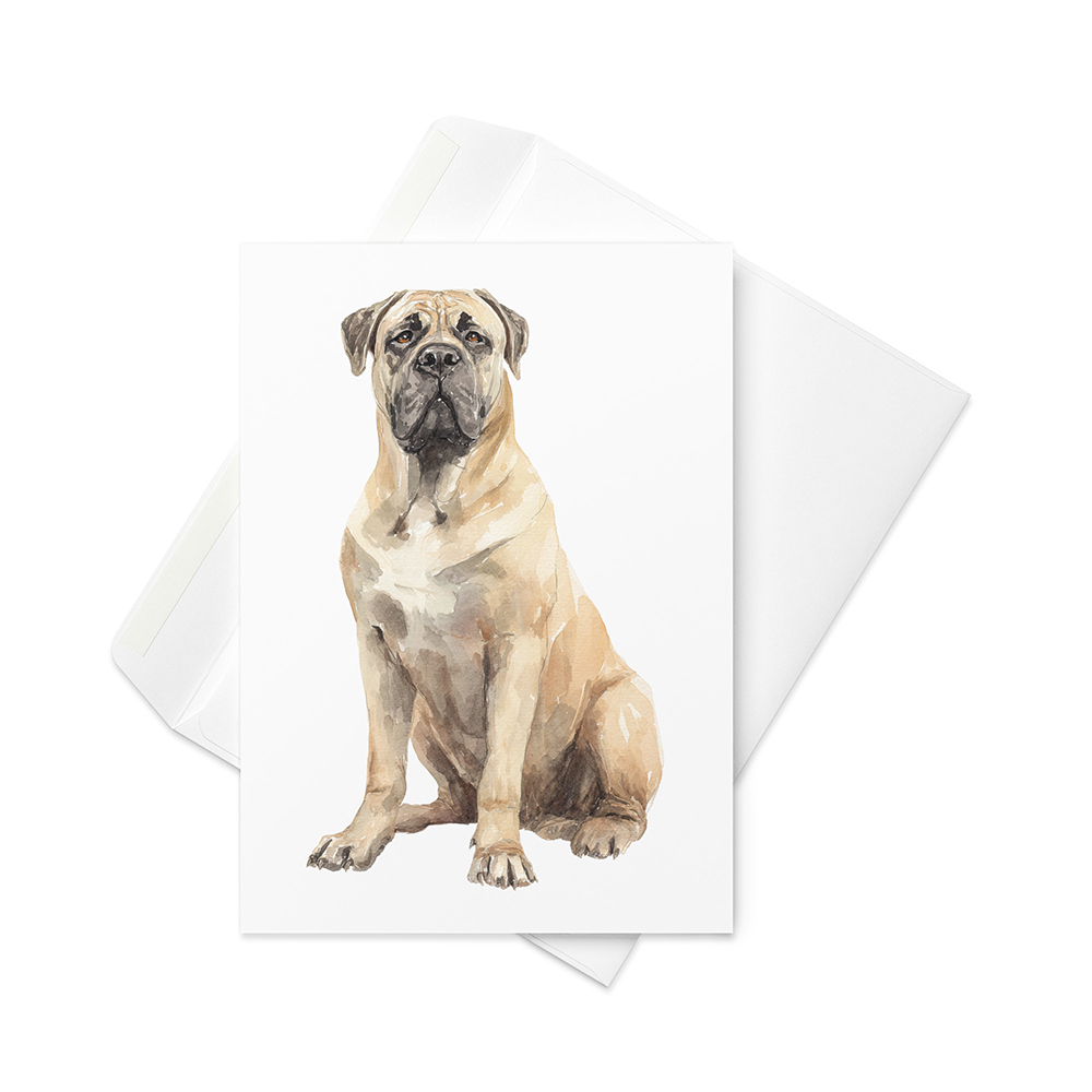 Vikt kort med boerboel