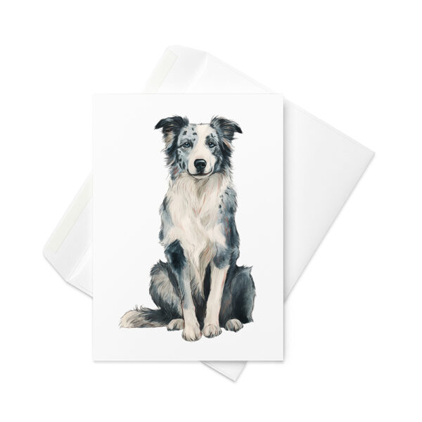 Vikt kort med border collie