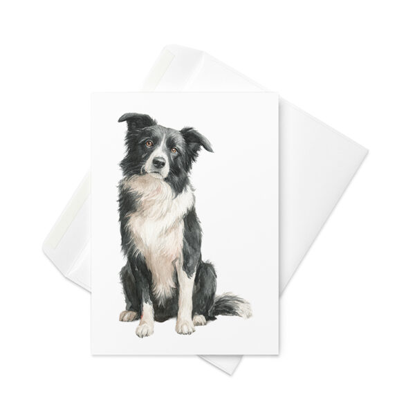Vikt kort med border collie