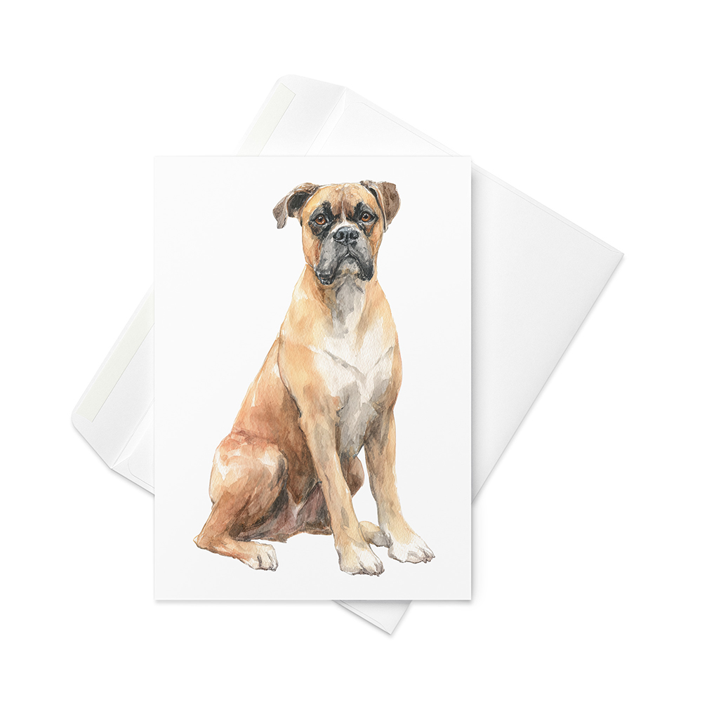 Vikt kort med boxer