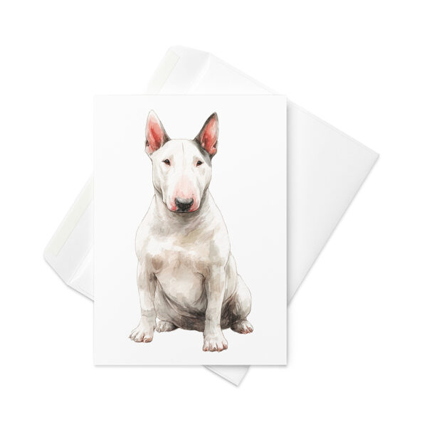 Vikt kort med bullterrier