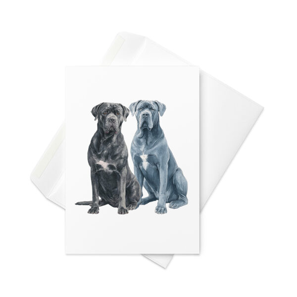 Vikt kort med cane corso