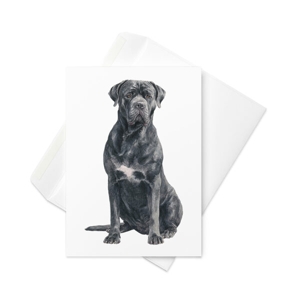 Vikt kort med cane corso