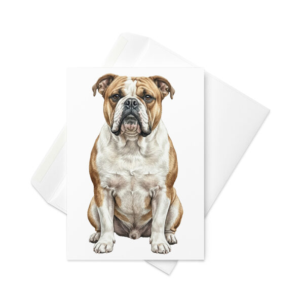 Vikt kort med continental bulldog