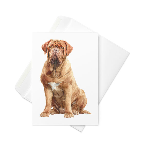 Vikt kort med dogue de bordeaux