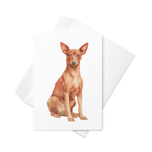 Vikt kort med dvärgpinscher