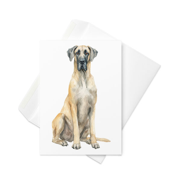 Vikt kort med grand danois