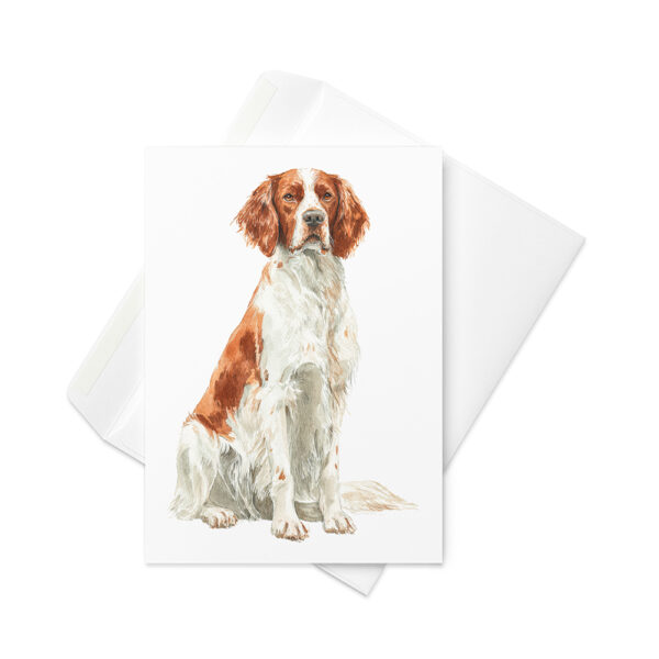 Vikt kort med irländsk setter