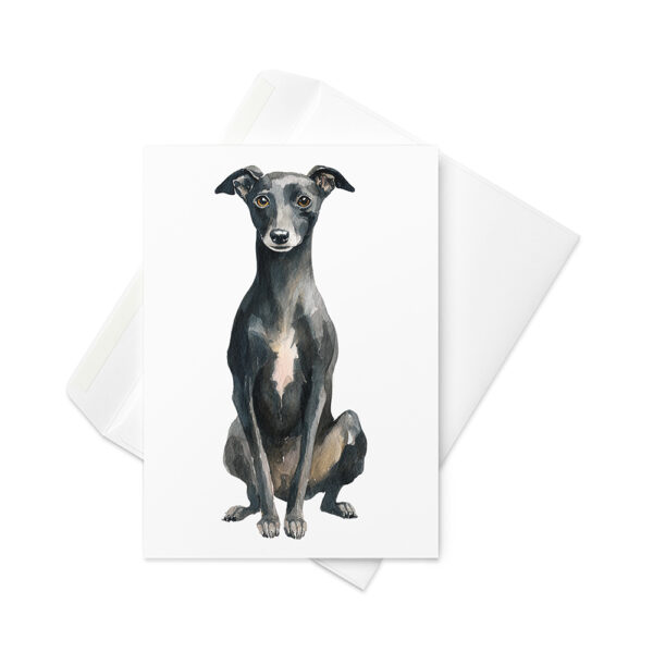 Vikt kort med italiensk vinthund