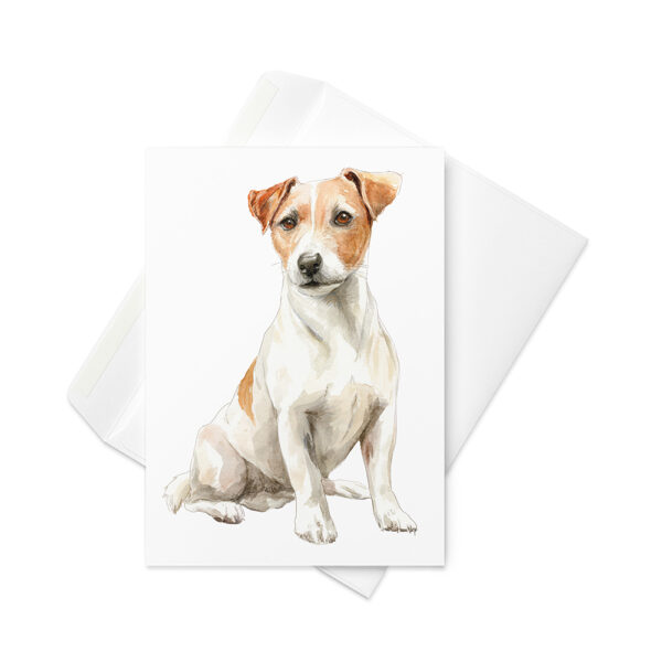 Vikt kort med jack russell terrier