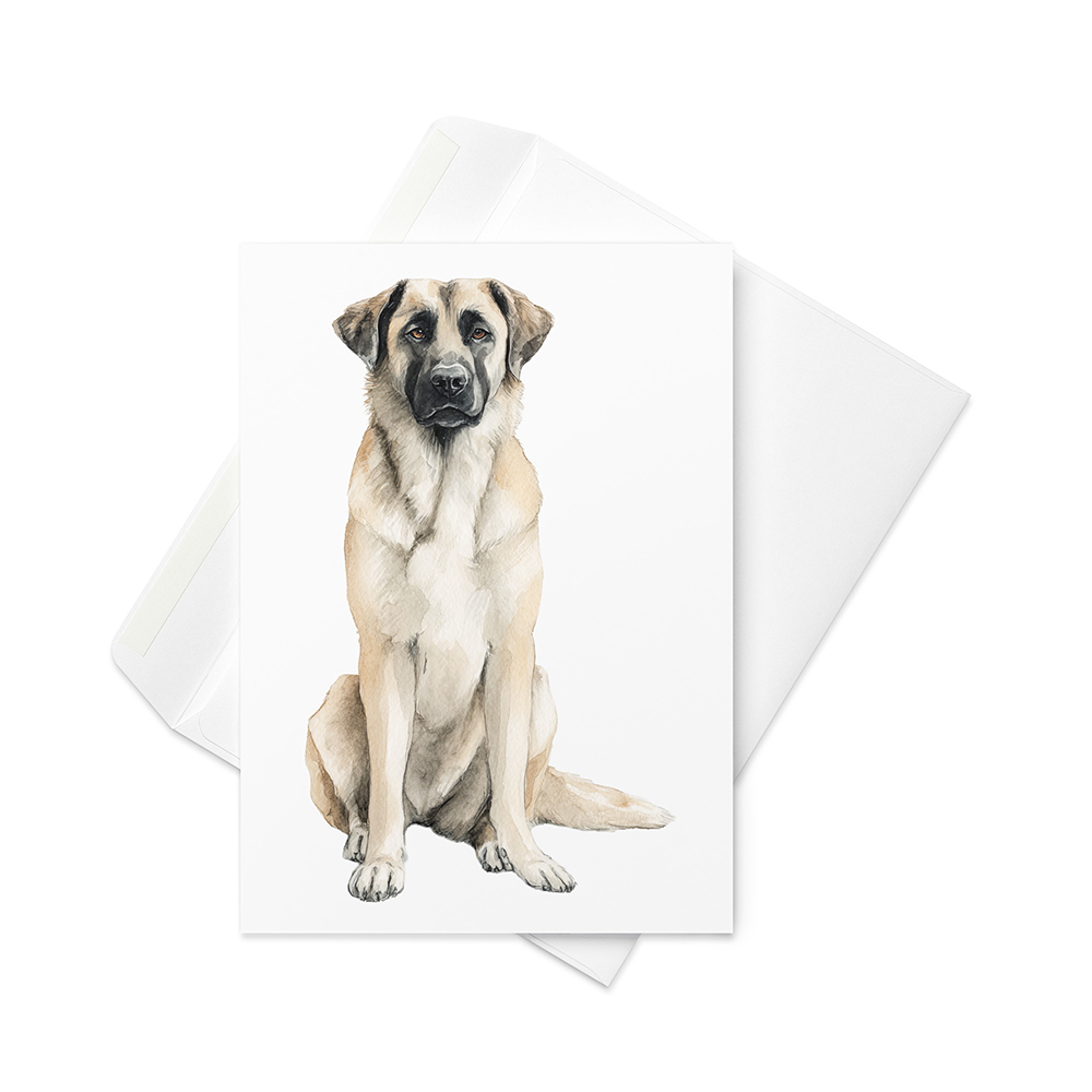 Vikt kort med kangal çoban köpegi