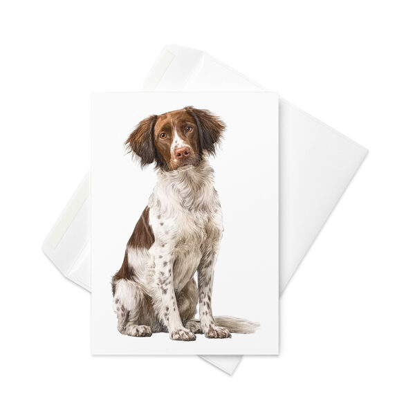 Vikt kort med kleiner münsterländer