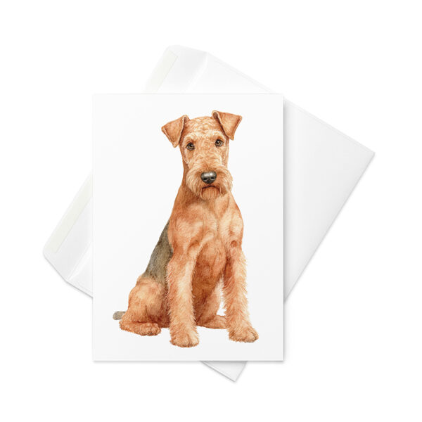 Vikt kort med lakelandterrier