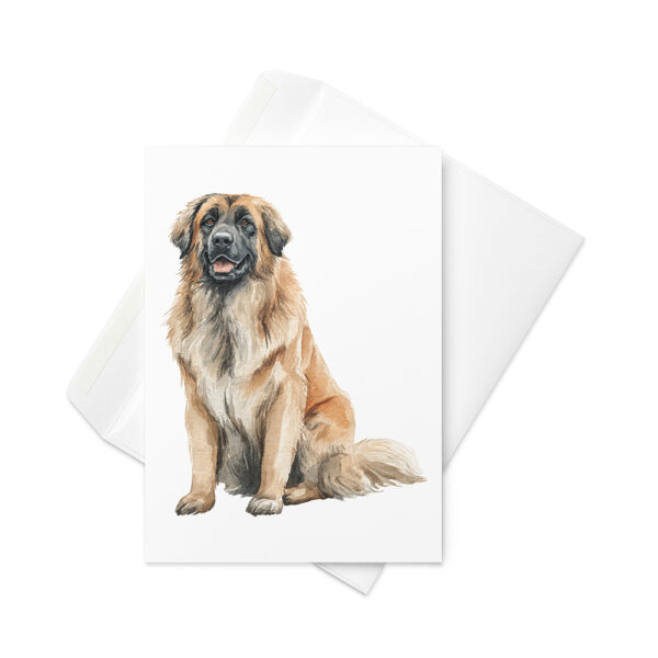 Vikt kort med leonberger