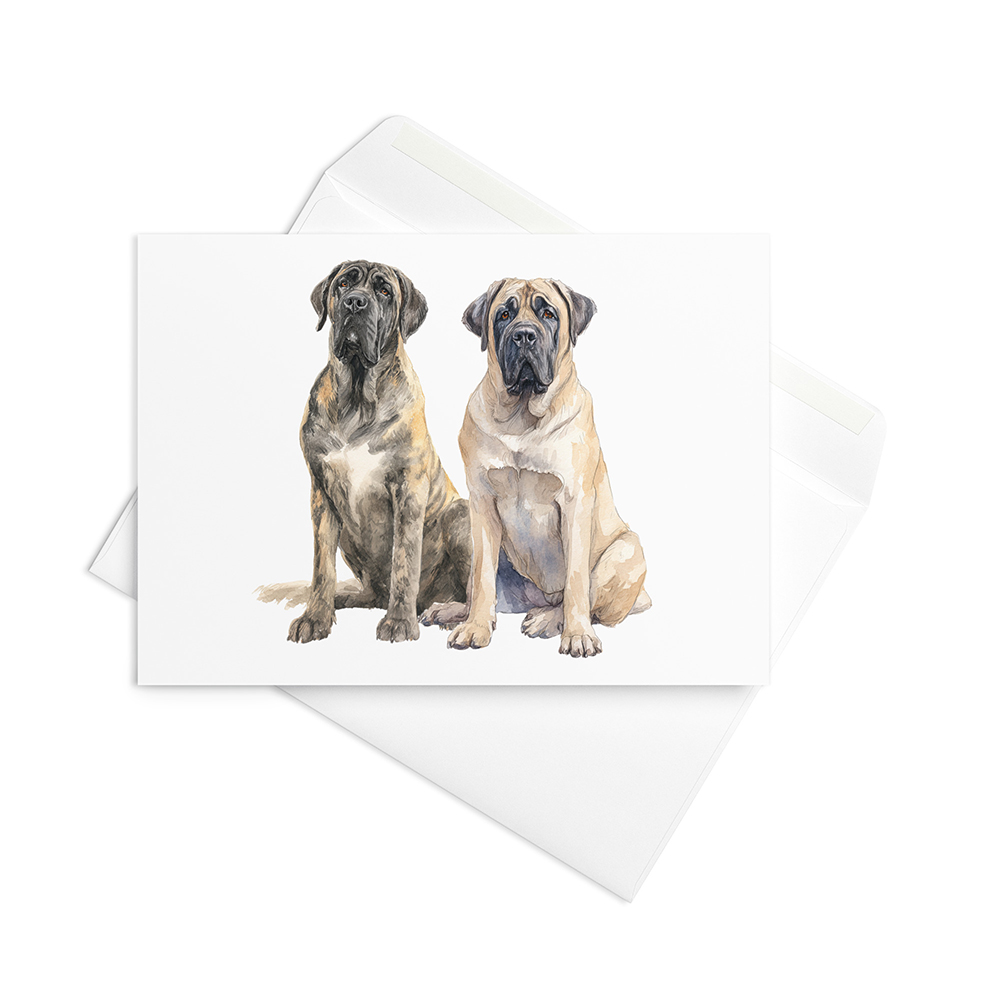 Vikt kort med mastiff