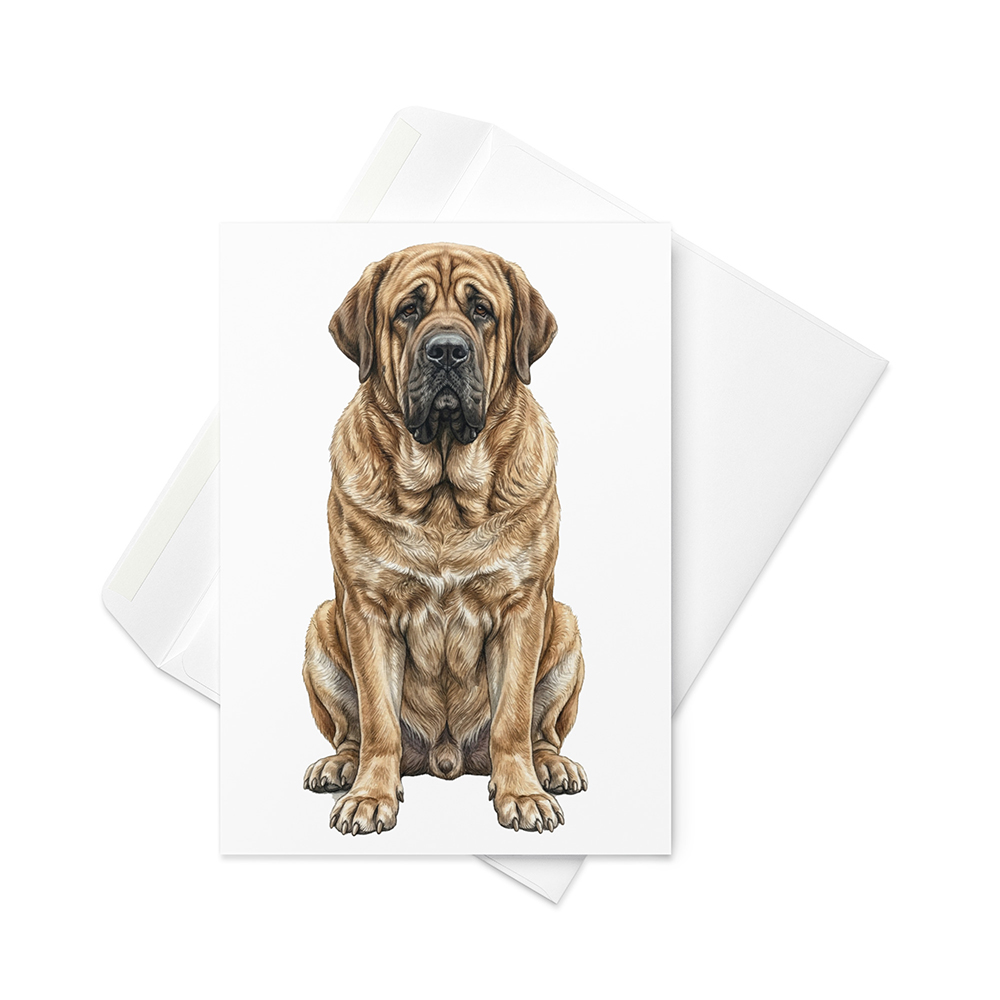 Vikt kort med mastín espanol