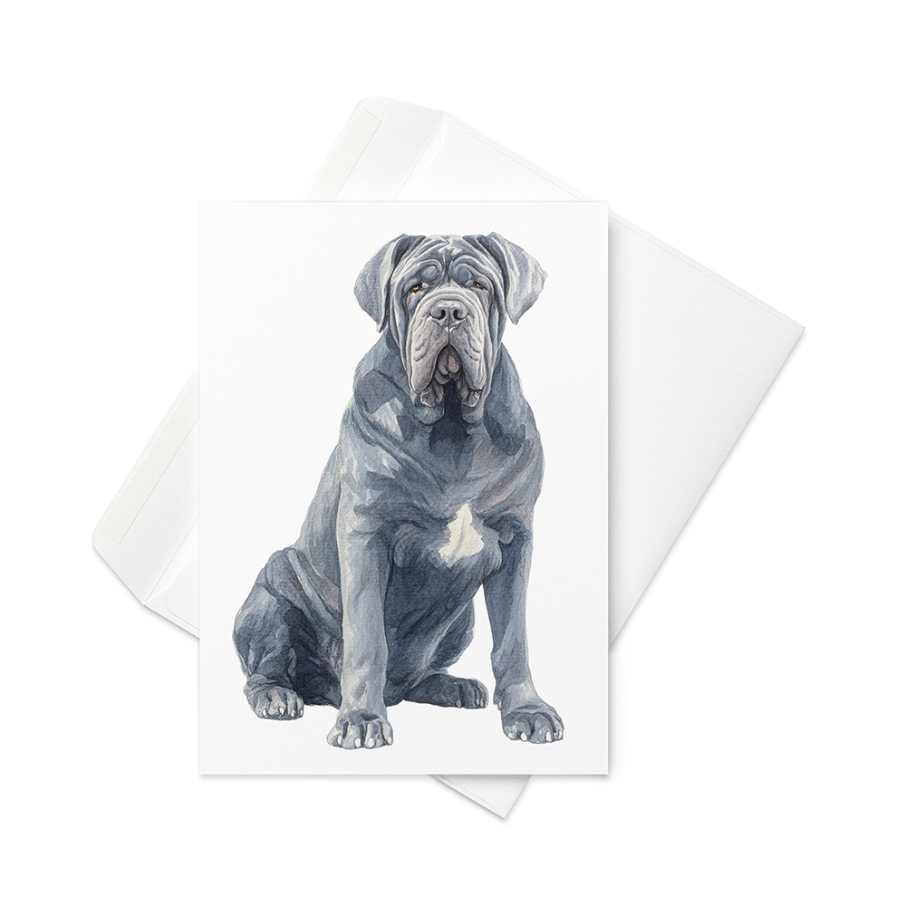 Vikt kort med mastino napoletano