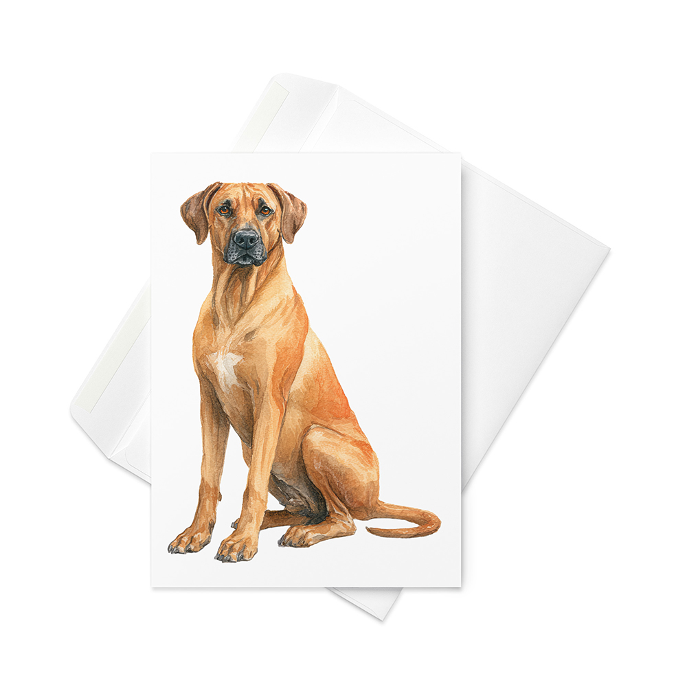 Vikt kort med rhodesian ridgeback