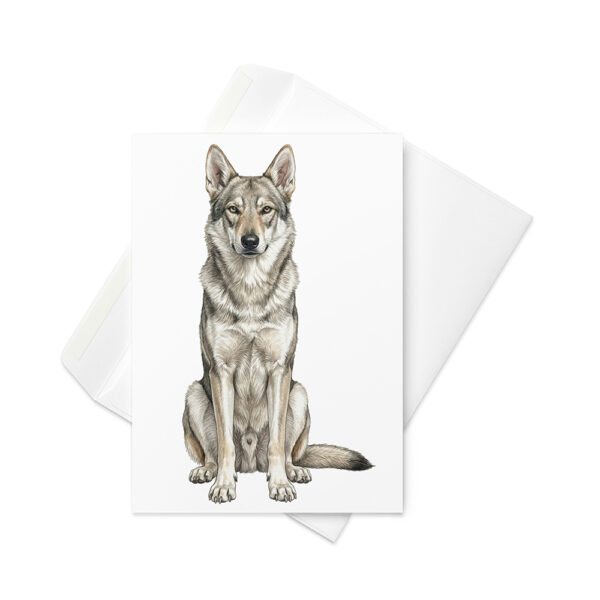 Vikt kort med saarloos wolfhond