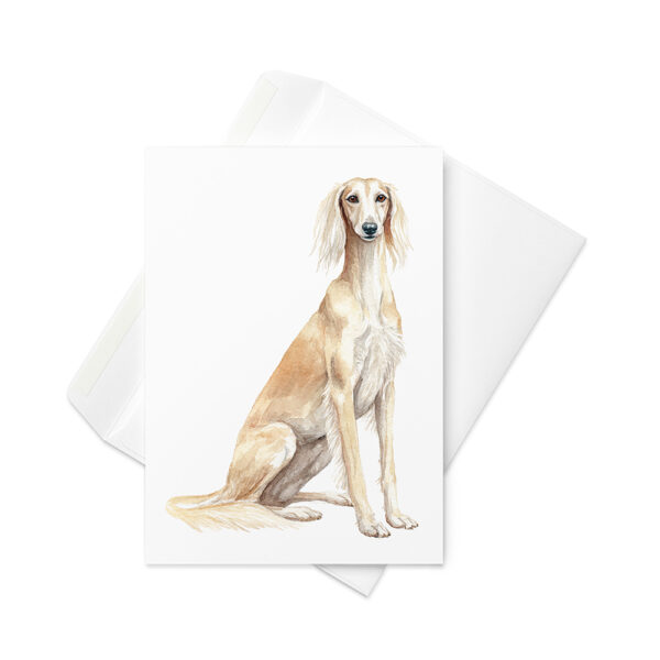 Vikt kort med saluki