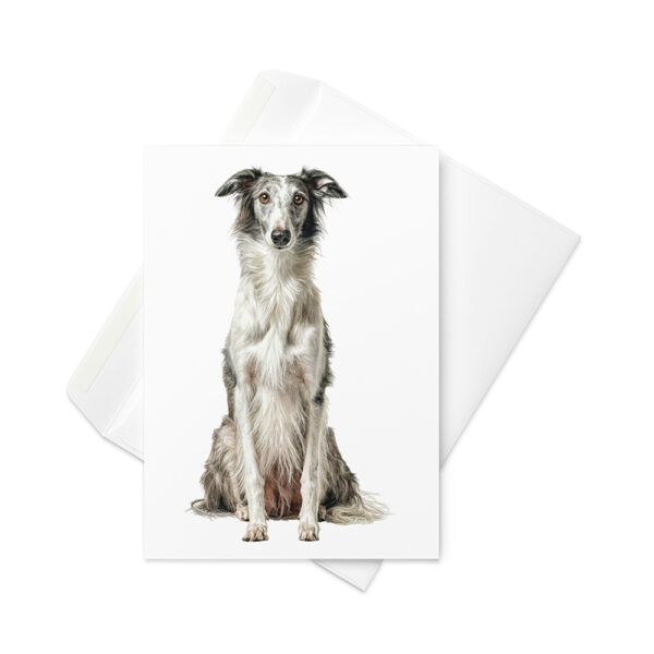 Vikt kort med silken windhound