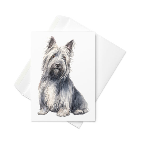 Vikt kort med skyeterrier