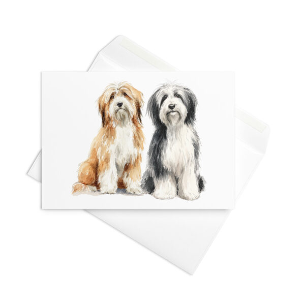 Vikt kort med Tibetansk terrier