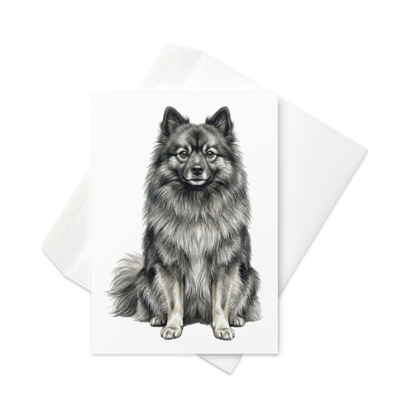 Vikt kort med tysk spets