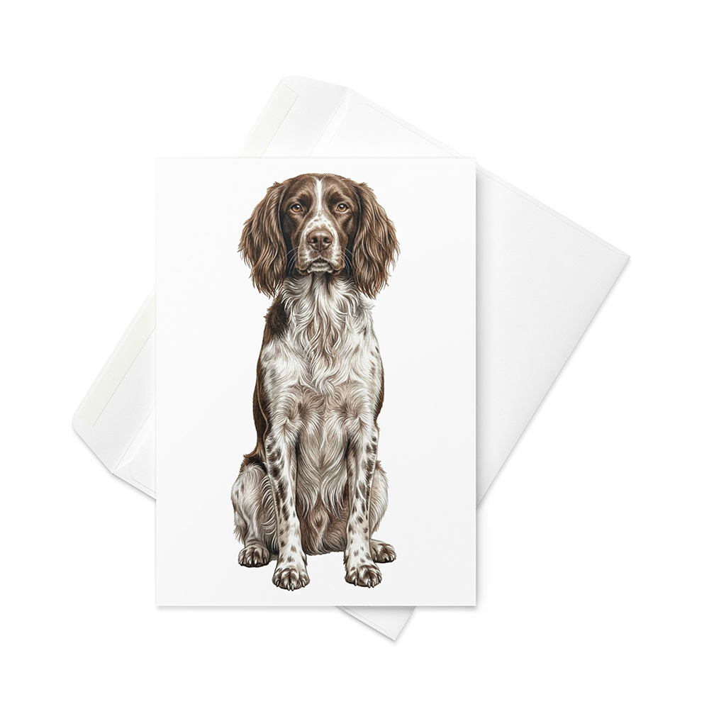 Vikt kort med långhårig vorsteh