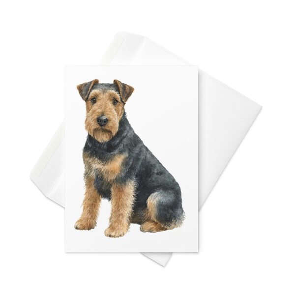 Vikt kort med welshterrier