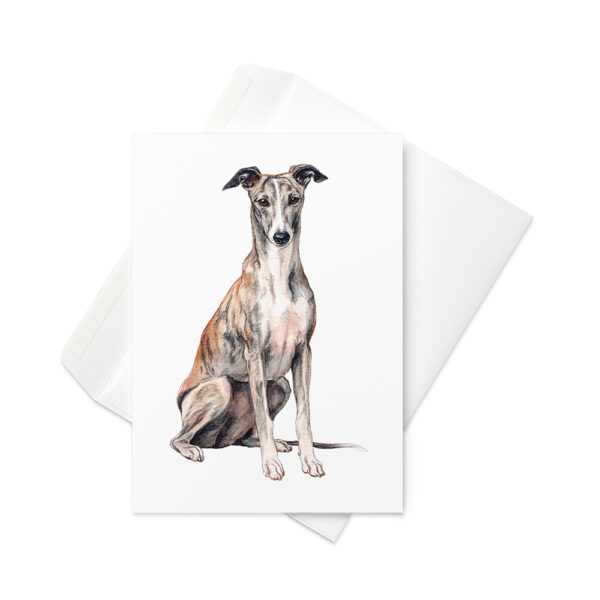 Vikt kort med whippet