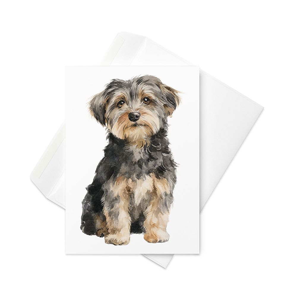 Vikt kort med yorkipoo