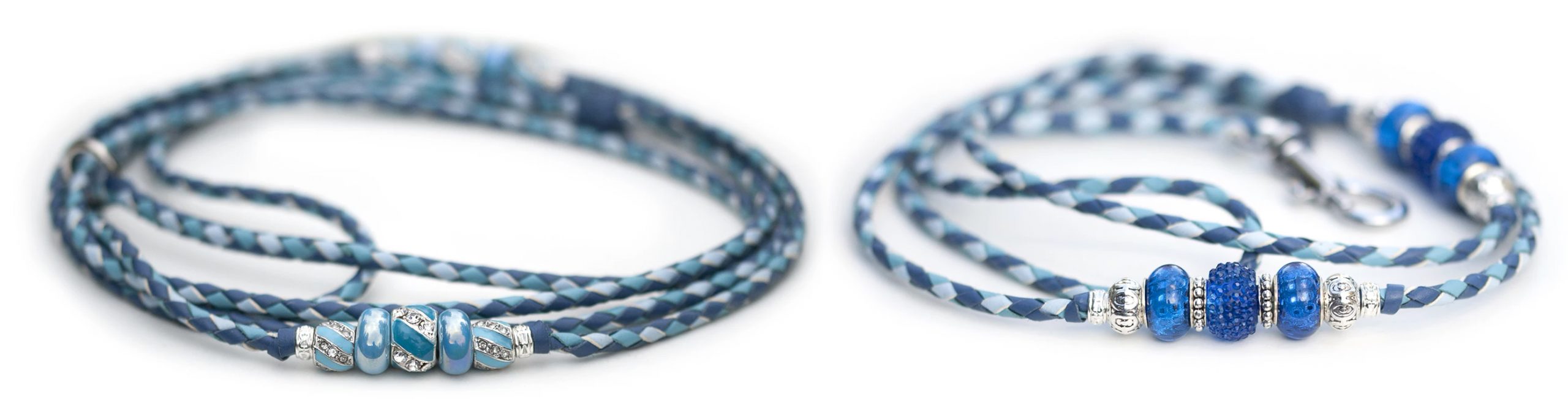Three colours (jacaranda, baby blue & sky blue - jacaranda dominant)