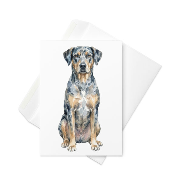 Vikt kort med catahoula leopard dog