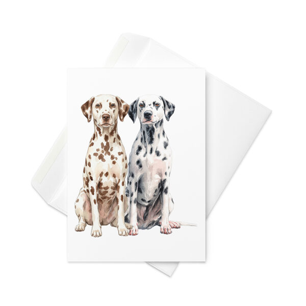 Vikt kort med dalmatiner
