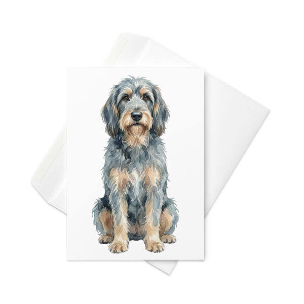 Vikt kort med griffon nivernais