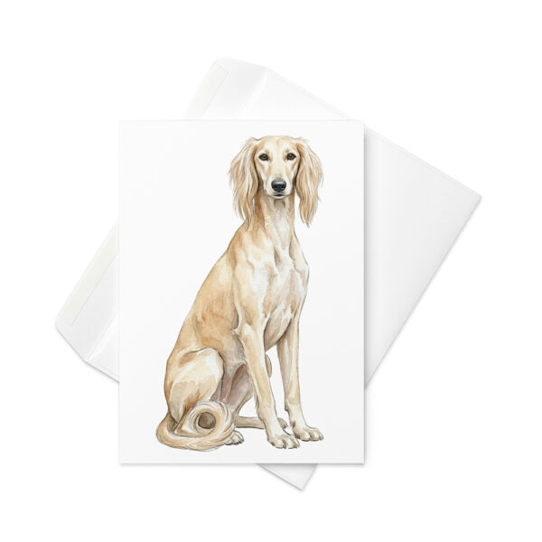 Vikt kort med kazakh tazy