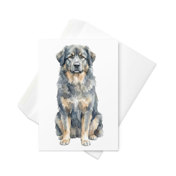 Vikt kort med kraski ovcar