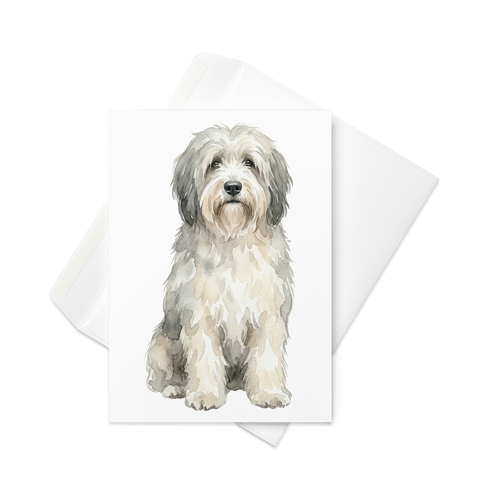 Vikt kort med polski owczarek nizinny