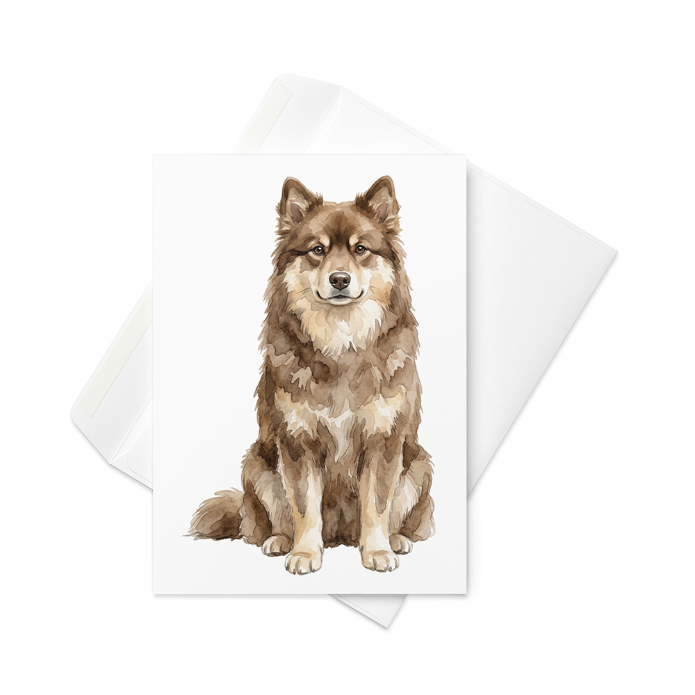 Vikt kort med svensk lapphund