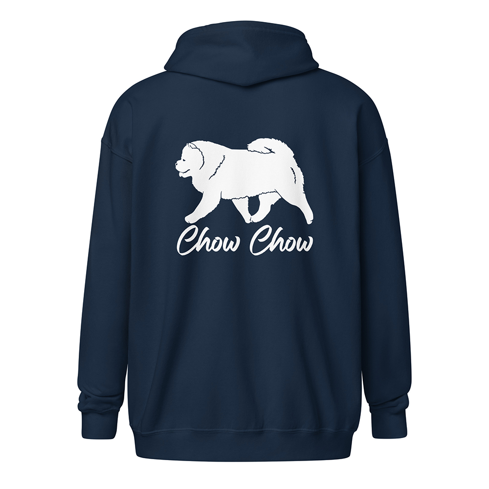 hoodie-navy-back-Chow chow 1116