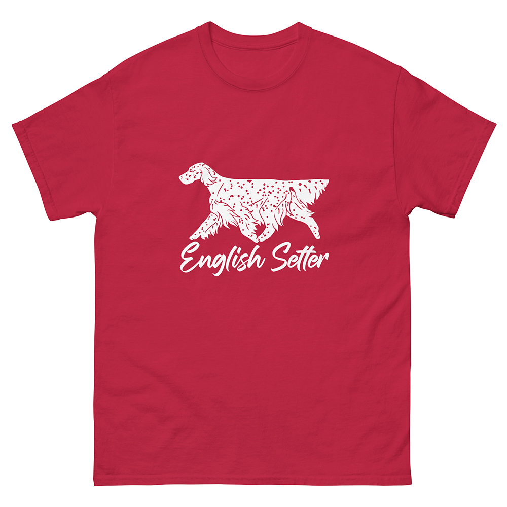 tee-cardinal-English Setter 1335