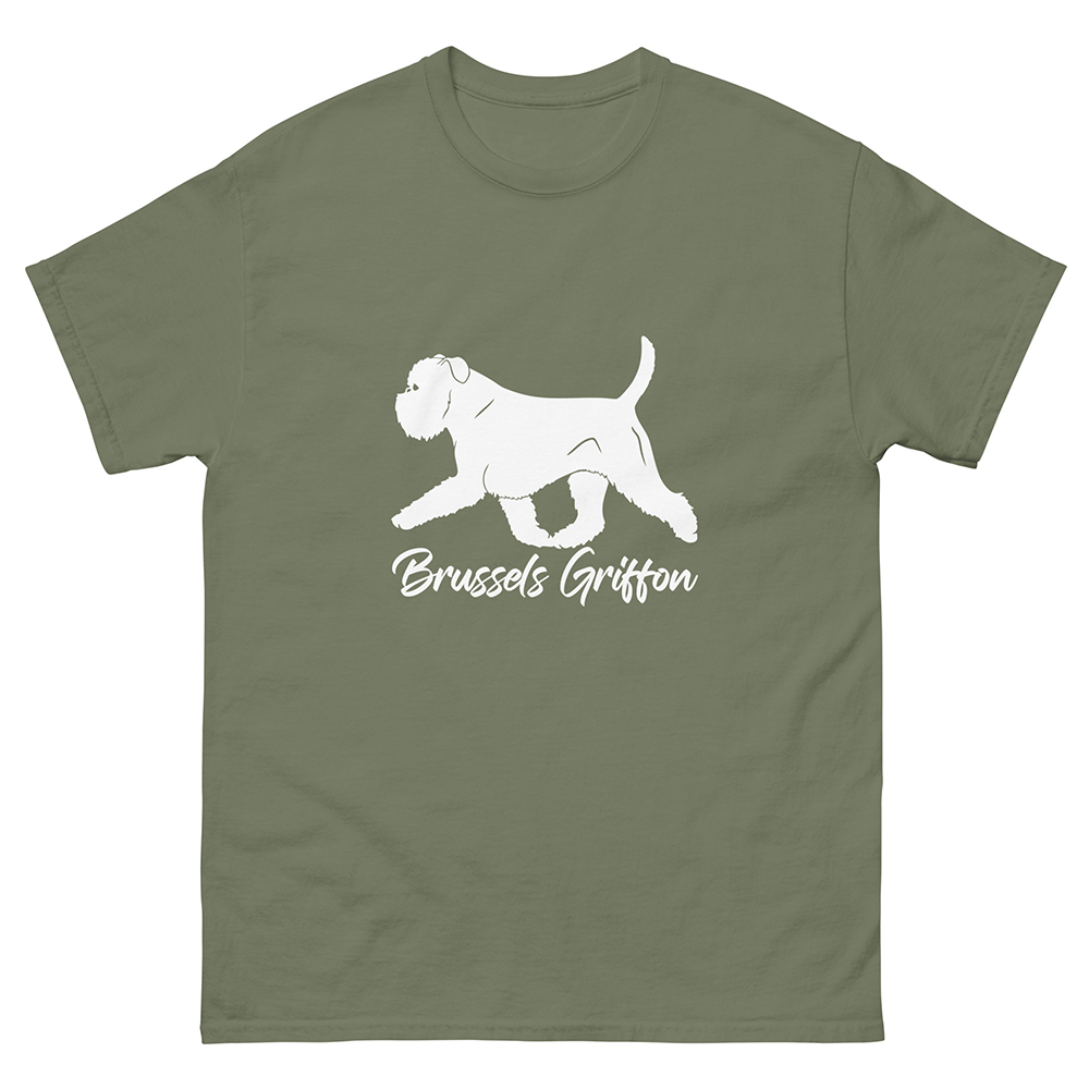tee-military-green-Brussels Griffon 1483