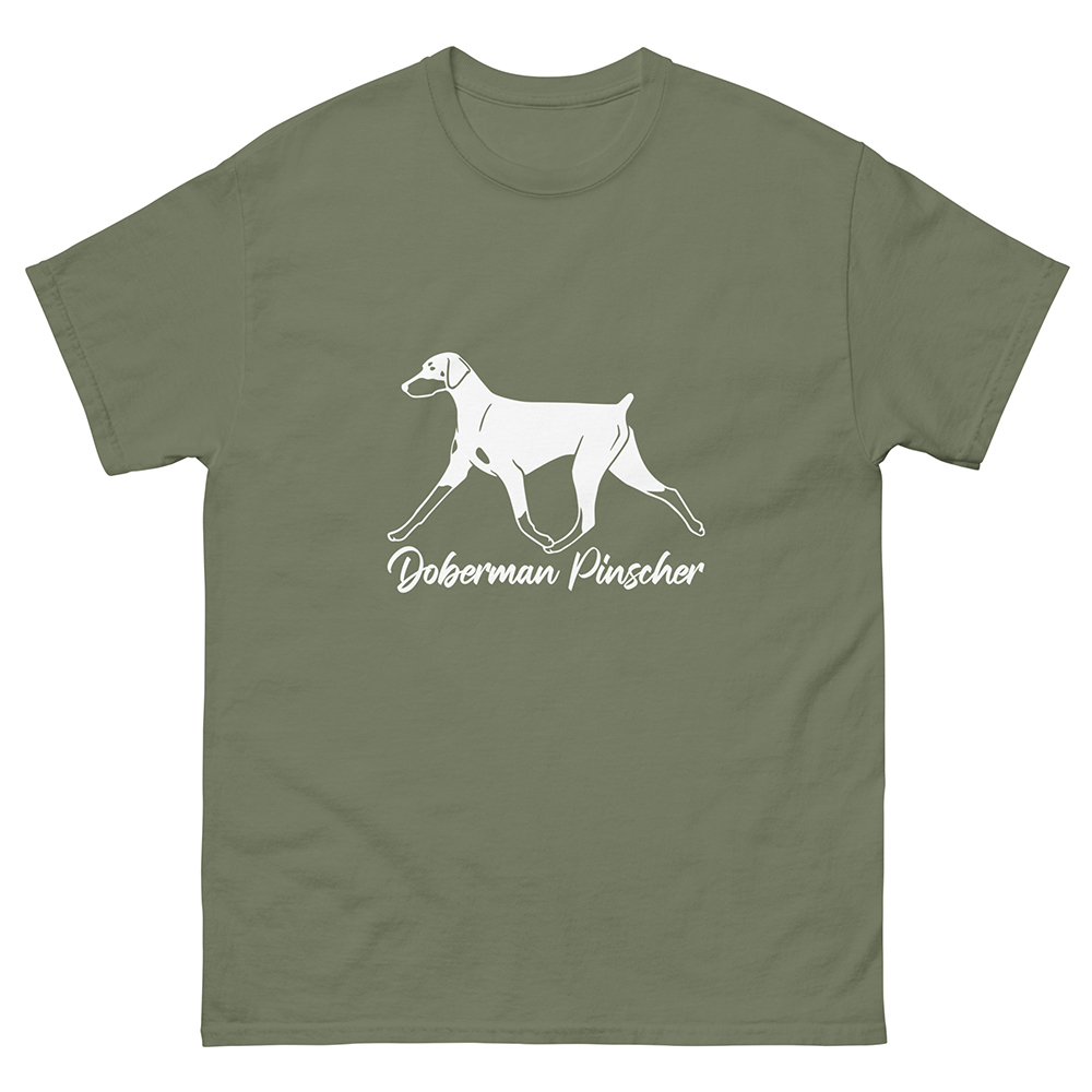 tee-military-green-Doberman Pinscher 1219
