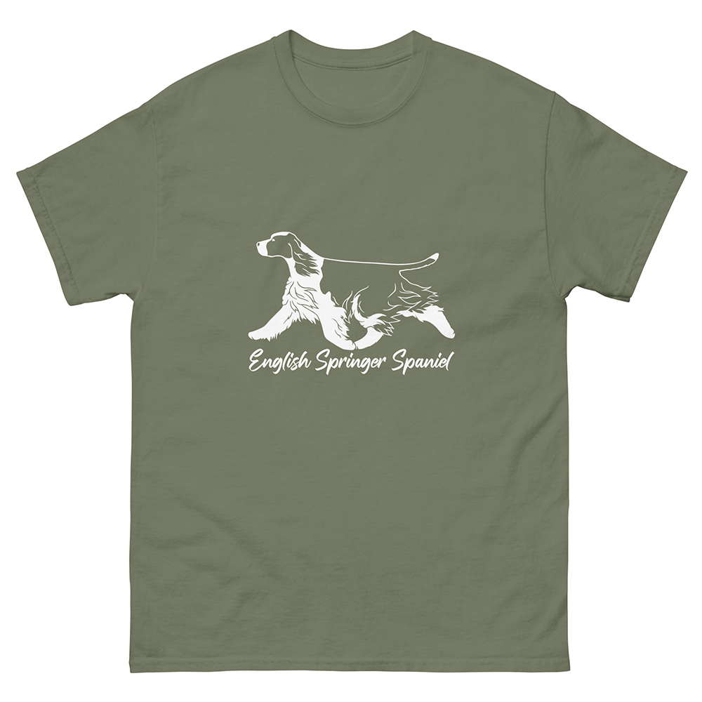 tee-military-green-English Springer Spaniel 1096