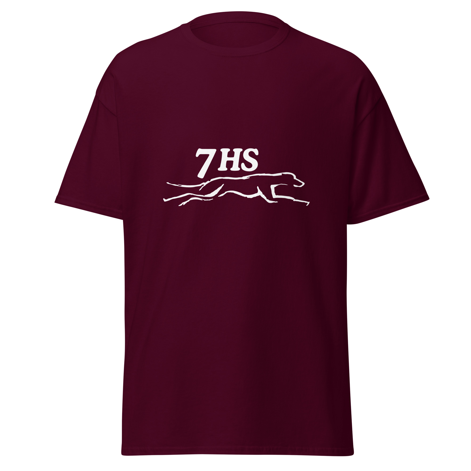 unisex-classic-tee-maroon-front-69cea985c3c17