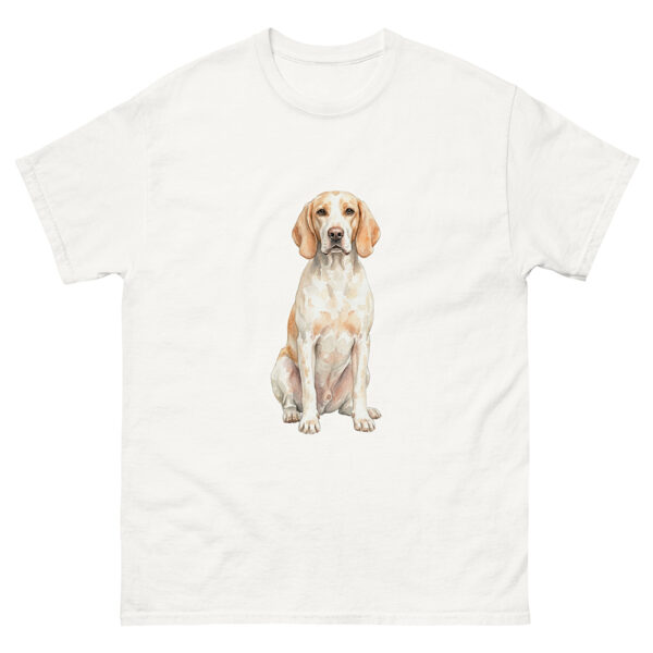 T-shirt francais blanc et orange