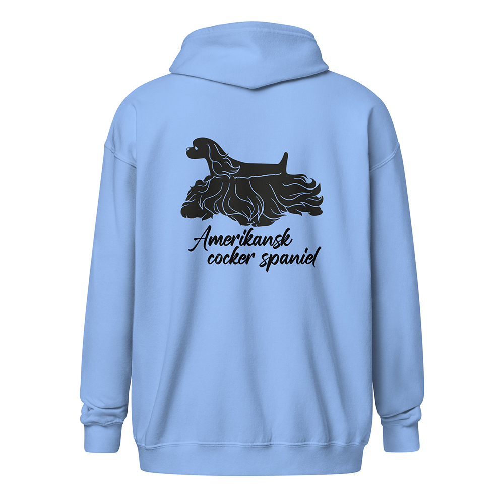 unisex-heavy-blend-zip-hoodie-carolina-blue-back-Amerikansk cocker spaniel 794